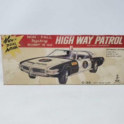 3028	
Vintage Battery Operated High Way Patrol
Vintage Battery Operated High Way Patrol