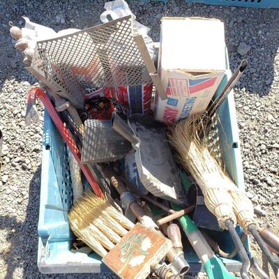 50024	

Shovel, Brooms, Dust Pan, Plastic Sheets, Crowbar And More
Surrounding Items Not Included!!