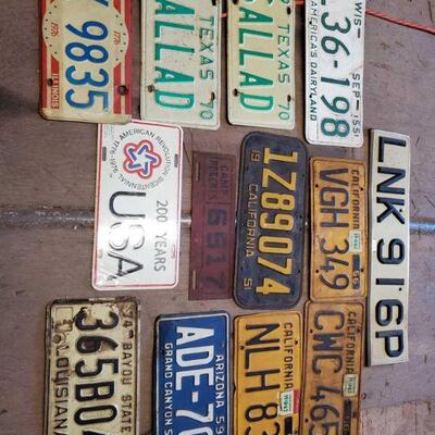 3122	

License Plates
License Plates