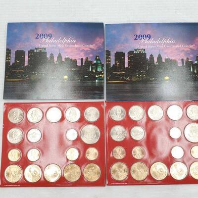843	

4 2009 United States Mint Uncirculated Coin Set
