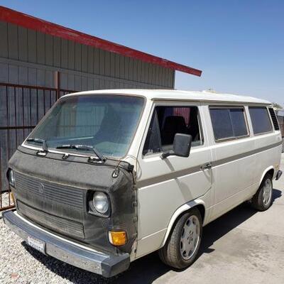 382: 1985 Volkswagen Vanagon
Year: 1985
Make: Volkswagen
Model: Vanagon
Vehicle Type: Bus
Mileage:  314,559
Plate:  4txu150
Body Type: 3...