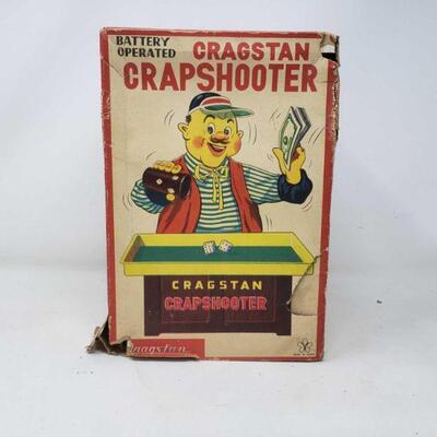3064	

Vintage Battery Operated "Cragstan Crapshooter" Toy
Vintage Battery Operated "Cragstan Crapshooter" Toy