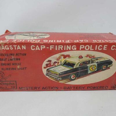 3032	
Vintage Cragstan Cap-Firing Police Car
Vintage Cragstan Cap-Firing Police Car