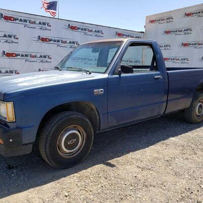 1987 Chevy S10
Year: 1987
Make: Chevrolet
Model: S10
Vehicle Type: Pickup Truck
Mileage:  152,610
Plate:  8e86840
Body Type: 2 Door Cab;...