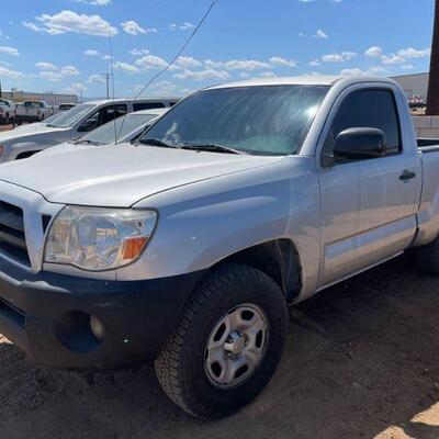 342	

2007 Toyota Tacoma
Year: 2007
Make: Toyota
Model: Tacoma
Vehicle Type: Pickup Truck
Mileage:
Plate:  none
Body Type: 2 Door Cab;...
