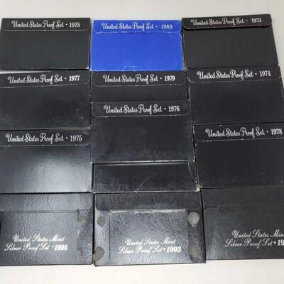 832	

13 United States Proof Sets
13 United States Proof Sets