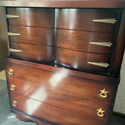 MC Bassett Furniture 5-Drawer Chest of Drawers - 36" Wide x 18" Deep x 43" Tall - $180