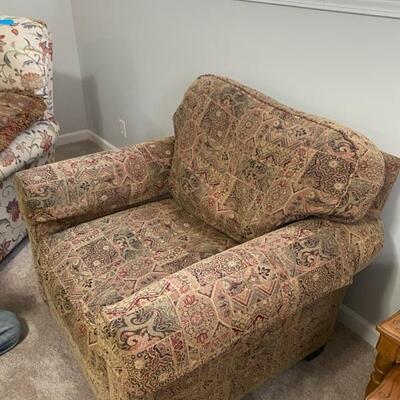 Plunkett Upholstered Arm Chair - Wide x 39" Deep x 35" Tall - $40