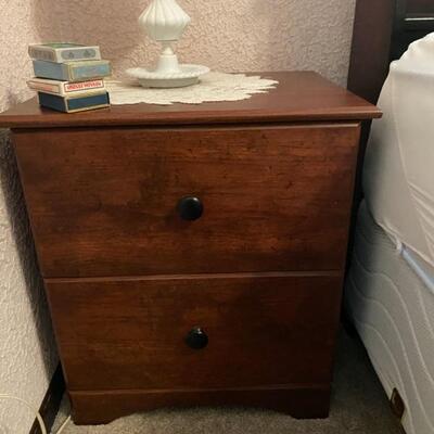 2 Drawer Night Stand - 20.5" Wide x 16" Deep x 23" Tall - $30