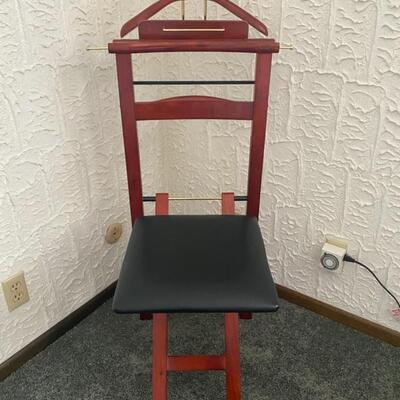 Folding Butler Chair - 18" Wide x 26" Deep x 44" Tall - $50