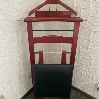 Folding Butler Chair - 18" Wide x 26" Deep x 44" Tall - $50