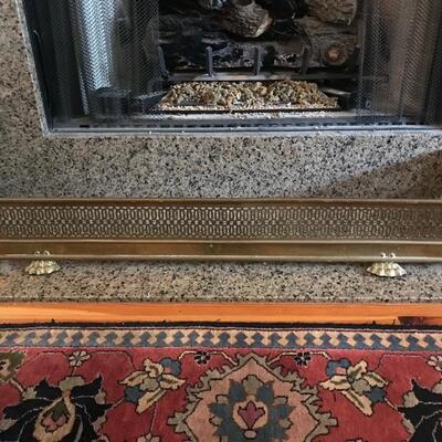 brass fireplace surround $175
48 X 12 X 6