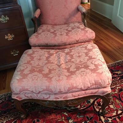 Drexel Heritage armchair and ottoman $269
chair 29 X 25 X 32