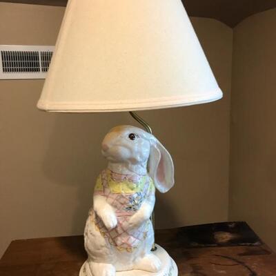 Bunny lamp $75