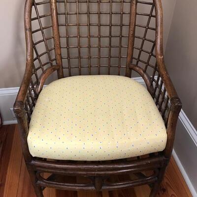 Bamboo chair $110
20 1/2 X 20 X 34