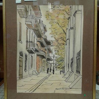 https://www.ebay.com/itm/114806481261	WRG8079 Pirates Alley Harold Louis Tqaard watercolor and ink Pick
