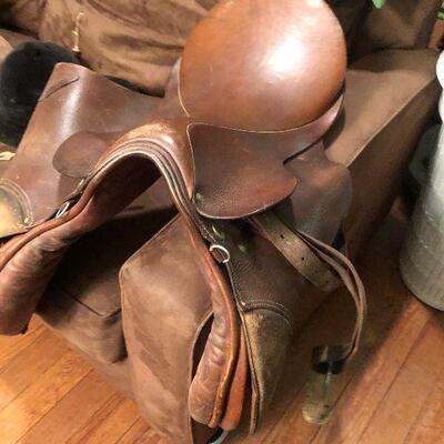 https://www.ebay.com/itm/124724192850	WRY5017 Antique Leather Bill Purcell All Purpose Saddle UShip or Local Pickup
