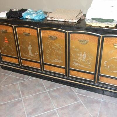 Oriental cabinet $125