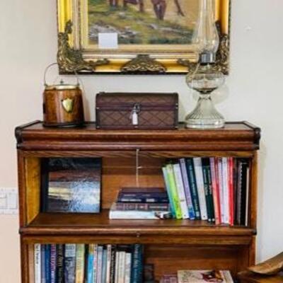 Antique lawyers bookcase 