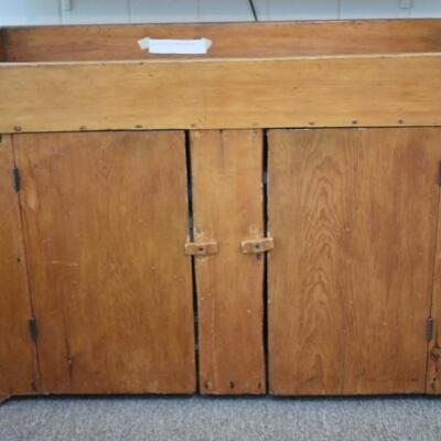 PRIMATIVE PINE DRY SINK 1800'S