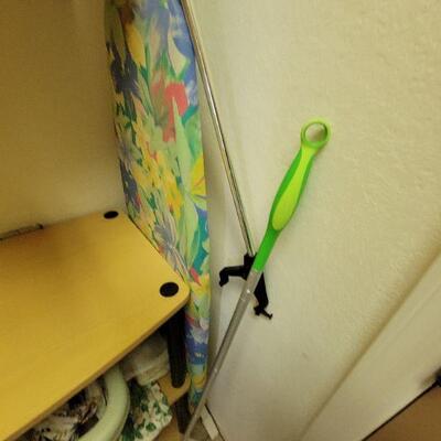 Ironing board and Swiffer sweeper