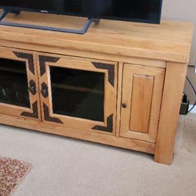 Wood TV display