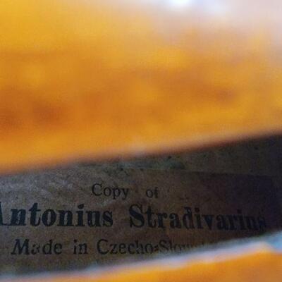 Antonius Stradivarius certified copy violin