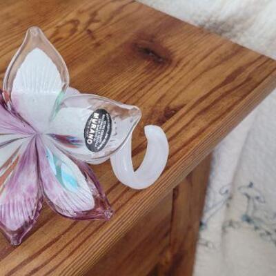 Italian Murano glass flower