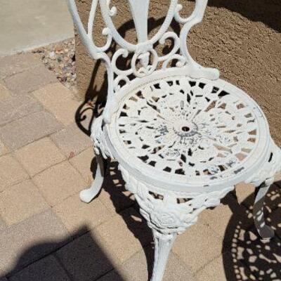 Iron garden chair