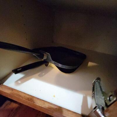 grill, pans