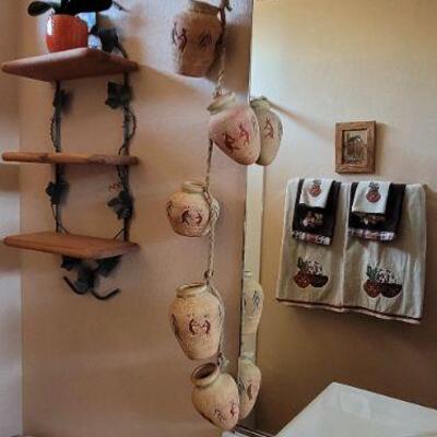 small decorative floating wood shelves