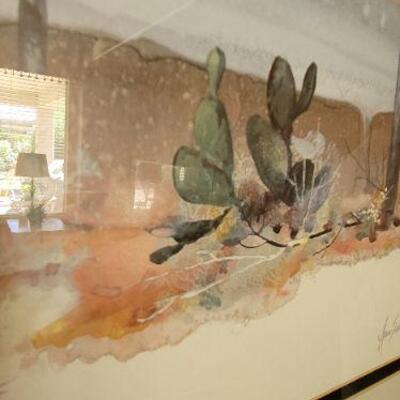 Desert painting detail
