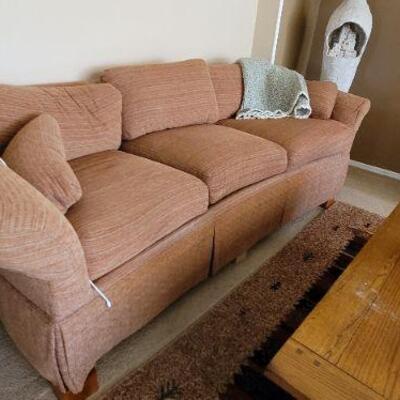 Long comfortable sofa