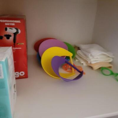 foam visors and hand towels