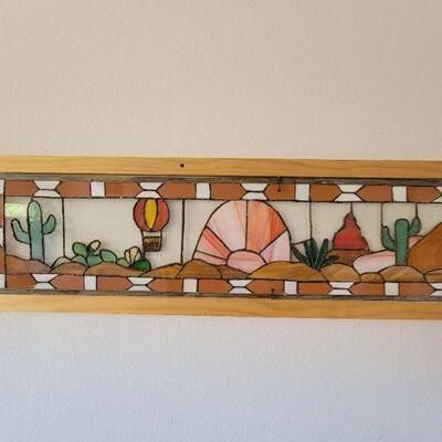Stained glass desert art