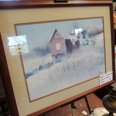 Numbered/signed print by Albert Sway Hoover