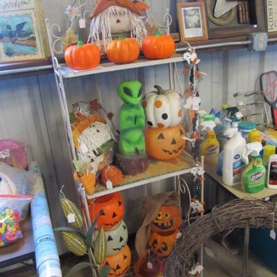 HUGE HOLIDAY SELECTION - Including Christmas, Halloween, Thanksgiving, etc. Also 5 beautiful metal folding bakers racks - won't last...