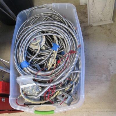 Commercial fire alarms, conduit, Fire pulls, Fire boxes.