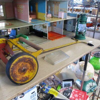 Antique Childs Toy Push Mower