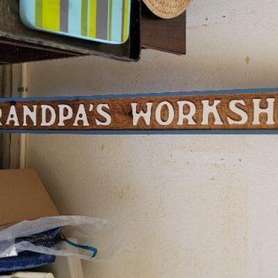 Grandpas workshop sign