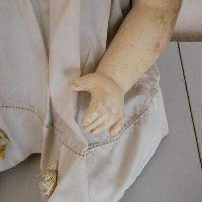 Vintage doll hand detail
