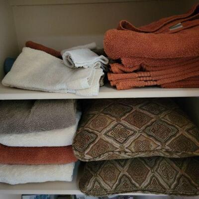 Towels and cushions
