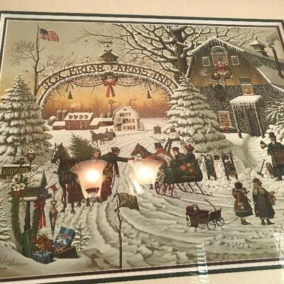 Holiday Artwork, signed and numbered by Charles Wysocki 