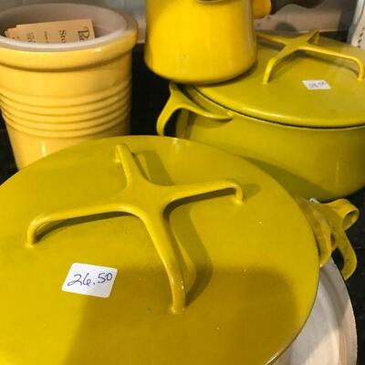 Dansk Yellow Cookware