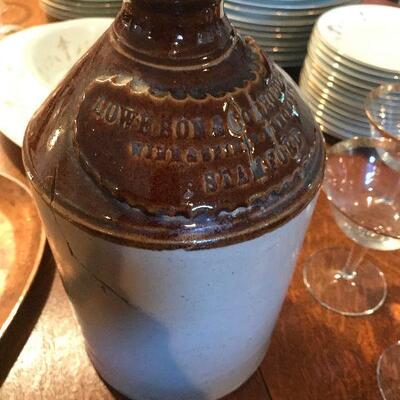 Antique Lowe and Son Stoneware Jug