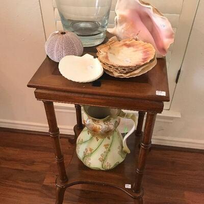 Occasional Table and Sea shells