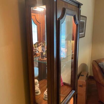 Lighted Curio Cabinet - 68"H x 19"W x 10"D - $95