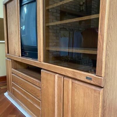 Palliser Entertainment Unit - 57"W x 51"H x 20.5"D - $60