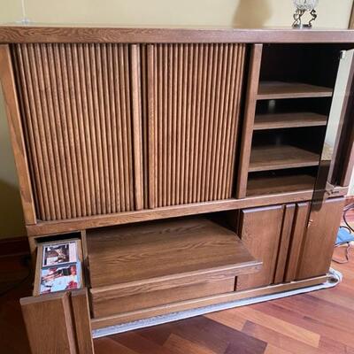 Palliser Entertainment Unit - 57"W x 51"H x 20.5"D - $60
