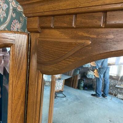 Thomasville Salem Tavern Tri-Fold Mirror W/Beveled Glass - 54"W x 47.5H - $40